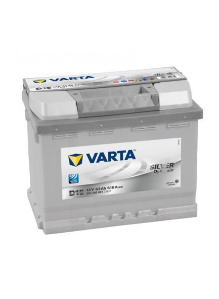 Baterie auto VARTA SILVER DYNAMIC D15 63Ah