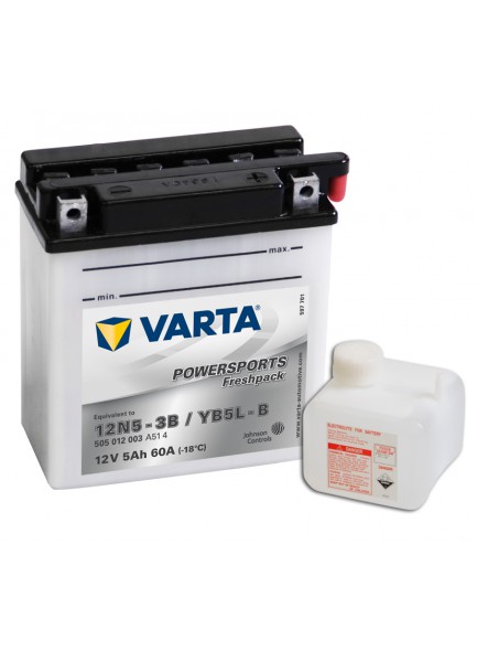 Baterie moto VARTA POWERSPORTS FRESHPACK 5Ah