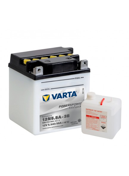 Baterie moto VARTA POWERSPORTS FRESHPACK 5,5Ah