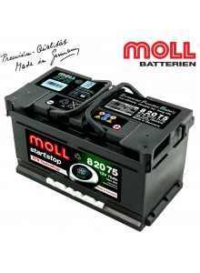Baterie auto MOLL START-STOP EFB 82075 75Ah